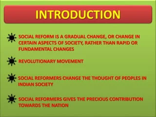 Social Reforms and Education: