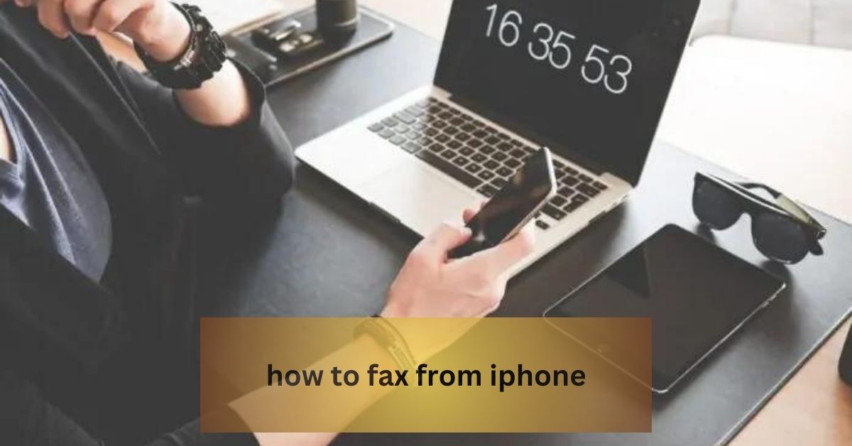 how to fax from iphone